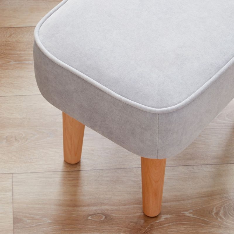 Babymore Freya Nursing Chair with Footstool – Grey