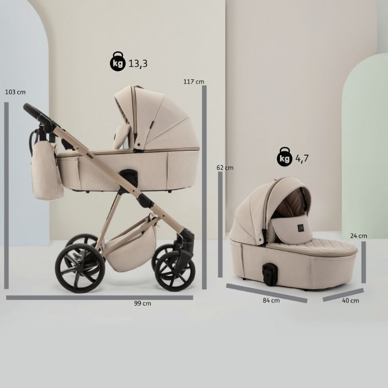 Mee-go Milano Natura 2 in 1 - Vanilla