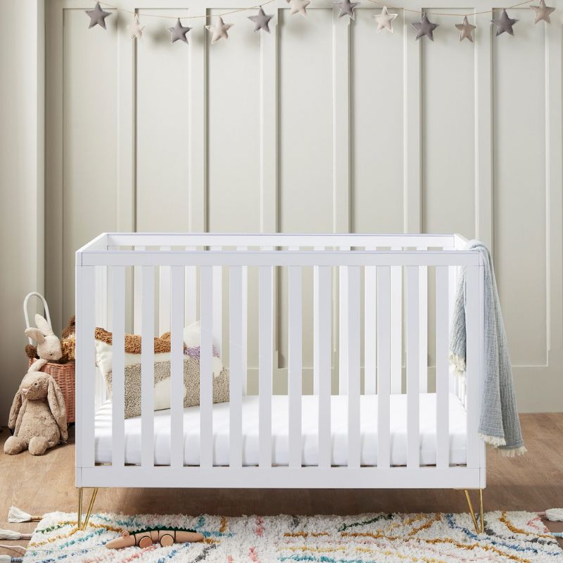 Babymore Kimi Cot Bed – White