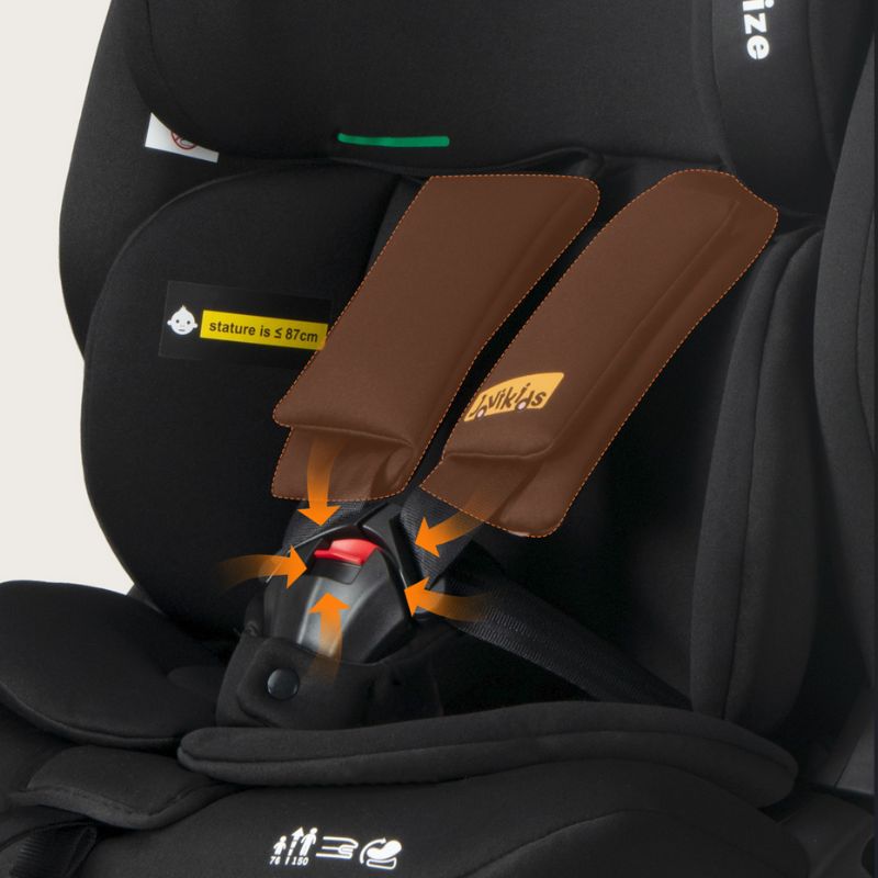 Jovikids CICI TT i-Size Child Seat 76-150cm - Black