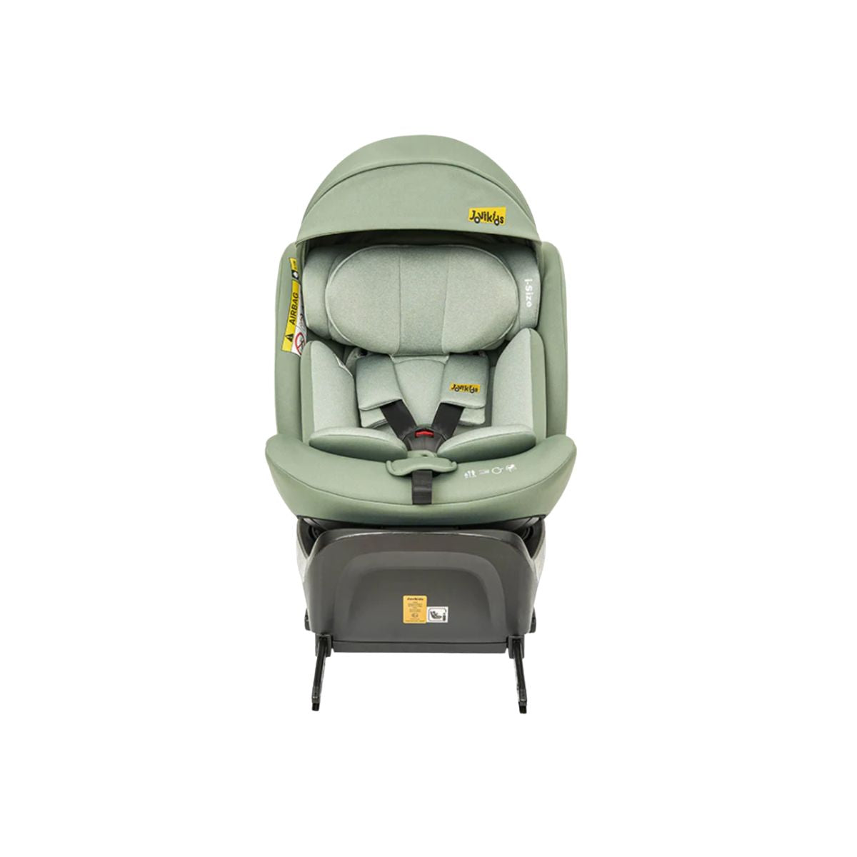 Jovikids Ranger 360° Swivel Convertible i-Size Car Seat 40-150cm – From Birth to 12 Years - Green