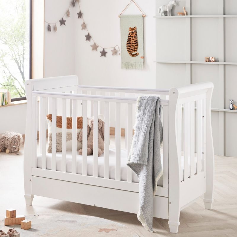 Babymore Eva 3 Piece Nursery Furniture Set – White - Prime Baby Gear