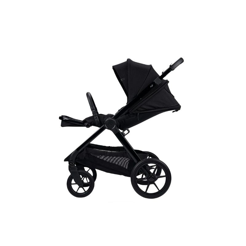Bababing Raffi MKII - 12 Piece Travel Bundle + Spin Car Seat & ISOFIX base - Gloss Black