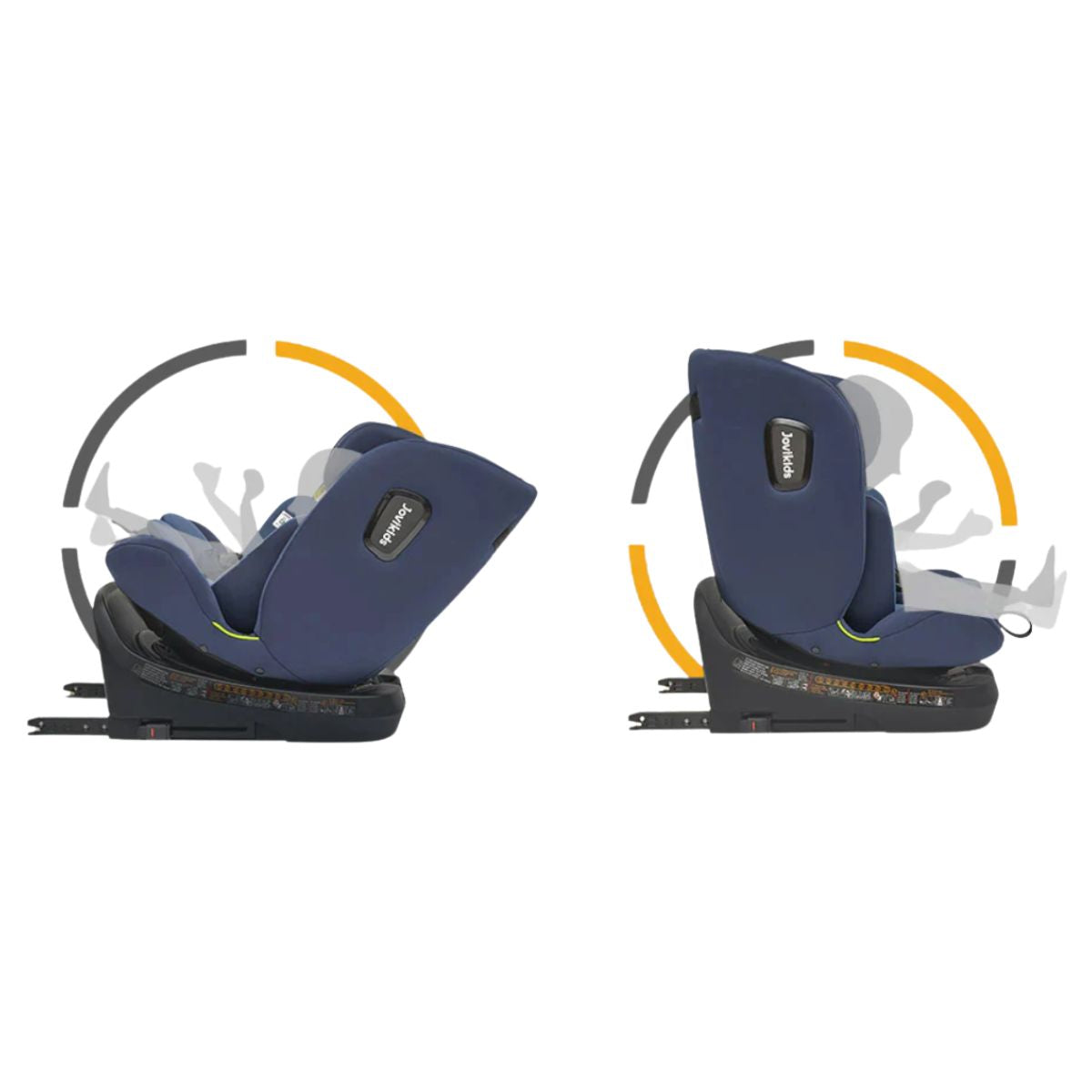 Jovikids Ranger TT 360° Swivel i-Size Car Seat 40-150cm From Birth to 12 Years - Blue