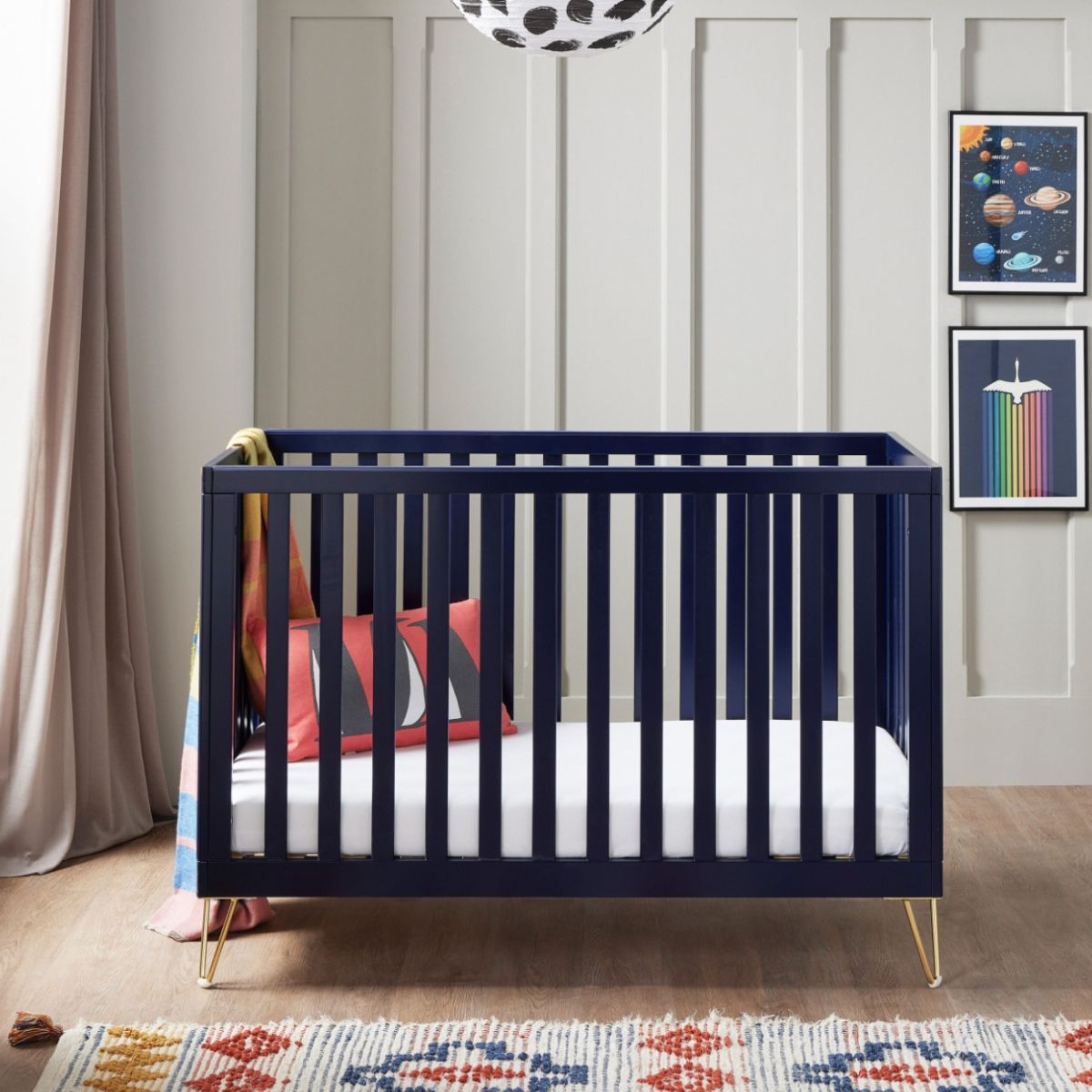 Babymore Kimi Cot Bed – Midnight