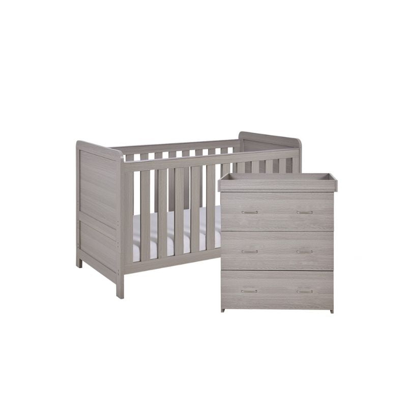 Babymore Caro 2 Piece Nursery Furniture Set – Grey Wash