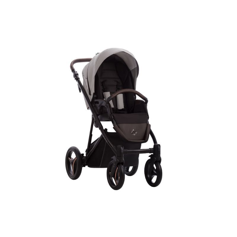 Black BEBETTO FLAVIO ROYAL PRO 2 in 1 PRAM & PUSHCHAIR - GREY 10