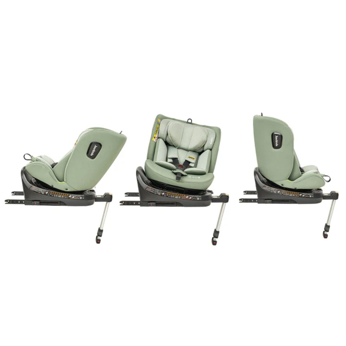 Jovikids Ranger 360° Swivel Convertible i-Size Car Seat 40-150cm – From Birth to 12 Years - Green