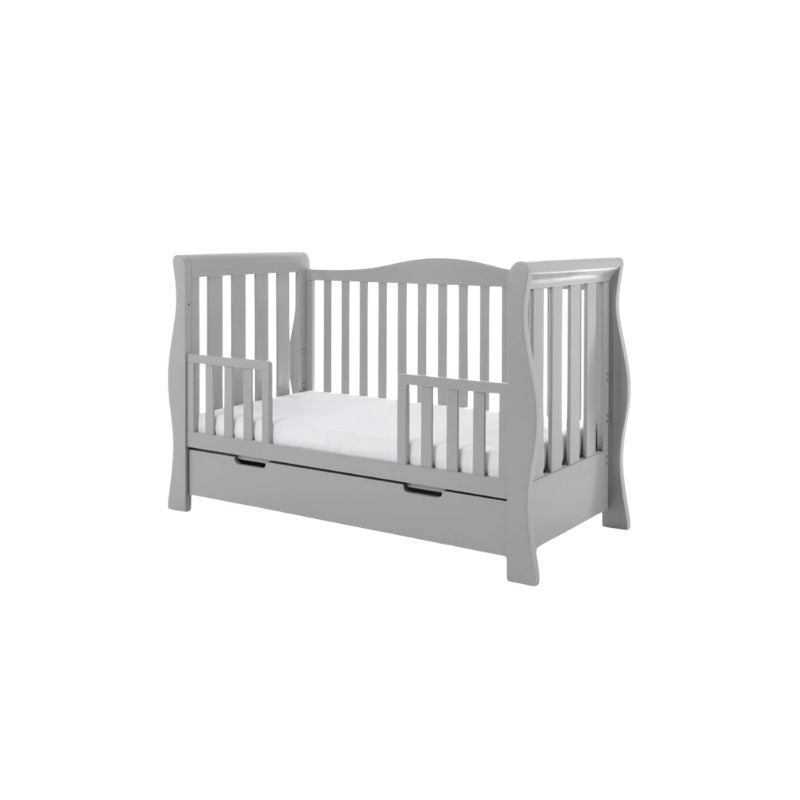 OBaby Stamford Luxe Sleigh 3 Piece Room Set - Warm Grey