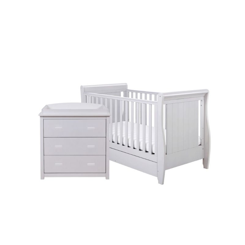Babymore Stella 2 Piece Nursery Furniture Set – Grey