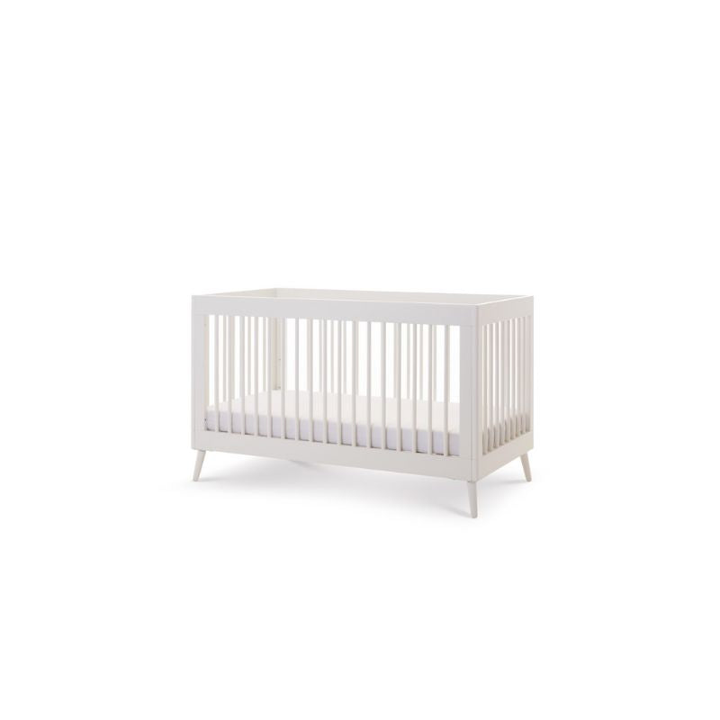 Light Gray OBABY MAYA COT BED - NORDIC WHITE