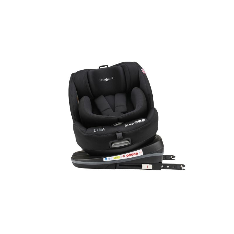 Cozy n Safe Etna I Size 360 Rotation Car Seat Black Grey Prime Baby Gear