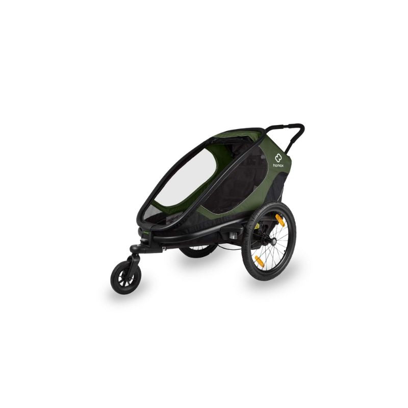 Hamax Outback Single Child Bike Trailer Green Black Prime Baby Gear