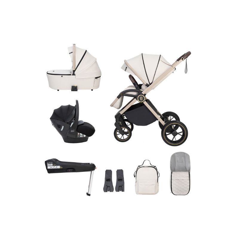BABYMORE KAI TRAVEL SYSTEM PECAN WITH BASE - SANDSTONE