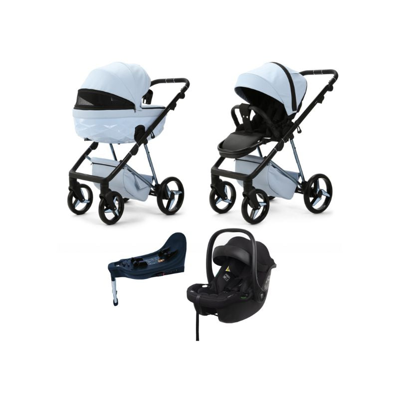Mee-go Milano Quantum ALL-IN-ONE Travel System - Powder Blue