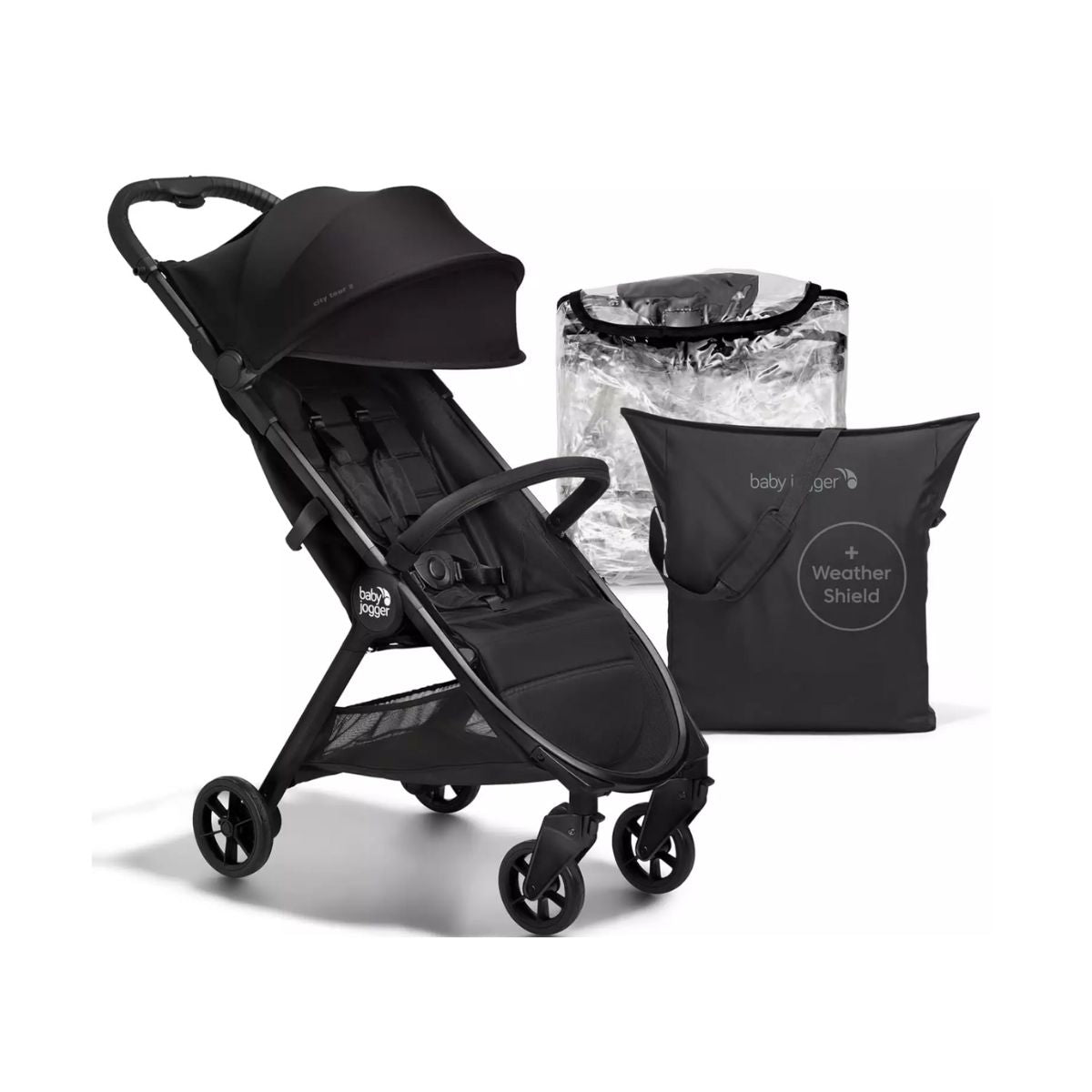 Baby Jogger City Tour 2 Stroller - Eco Collection in Eco Black