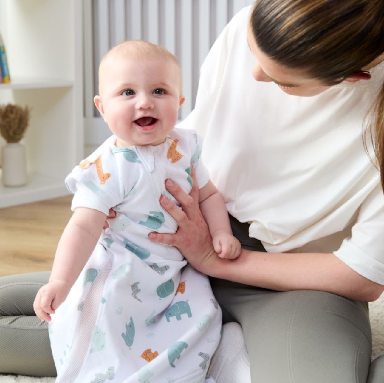2.5 Tog Cuddle to Sleep Bag Animal Safari