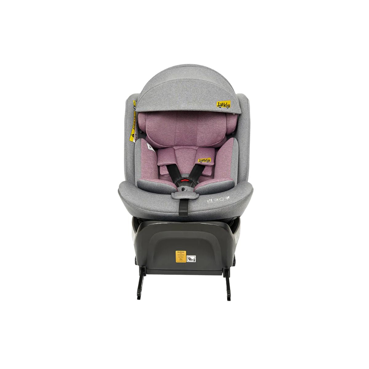 Jovikids Ranger 360° Swivel Convertible i-Size Car Seat 40-150cm – From Birth to 12 Years - Pink