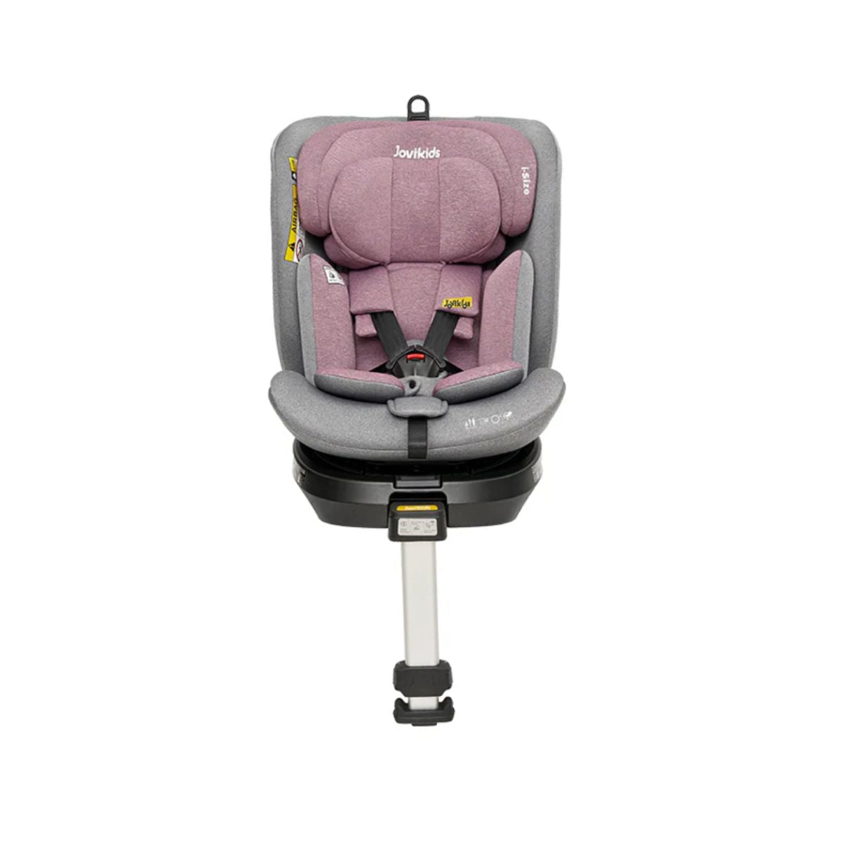 Jovikids Ranger 360° Swivel Convertible i-Size Car Seat 40-150cm – From Birth to 12 Years - Pink