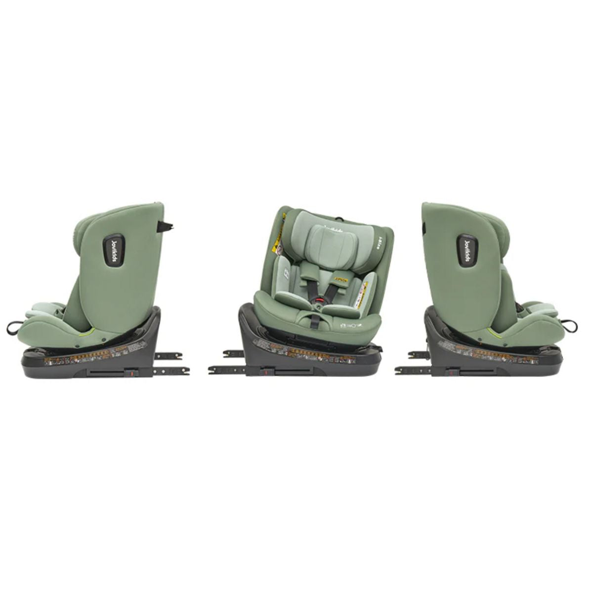 Jovikids Ranger TT 360° Swivel i-Size Car Seat 40-150cm From Birth to 12 Years - Green