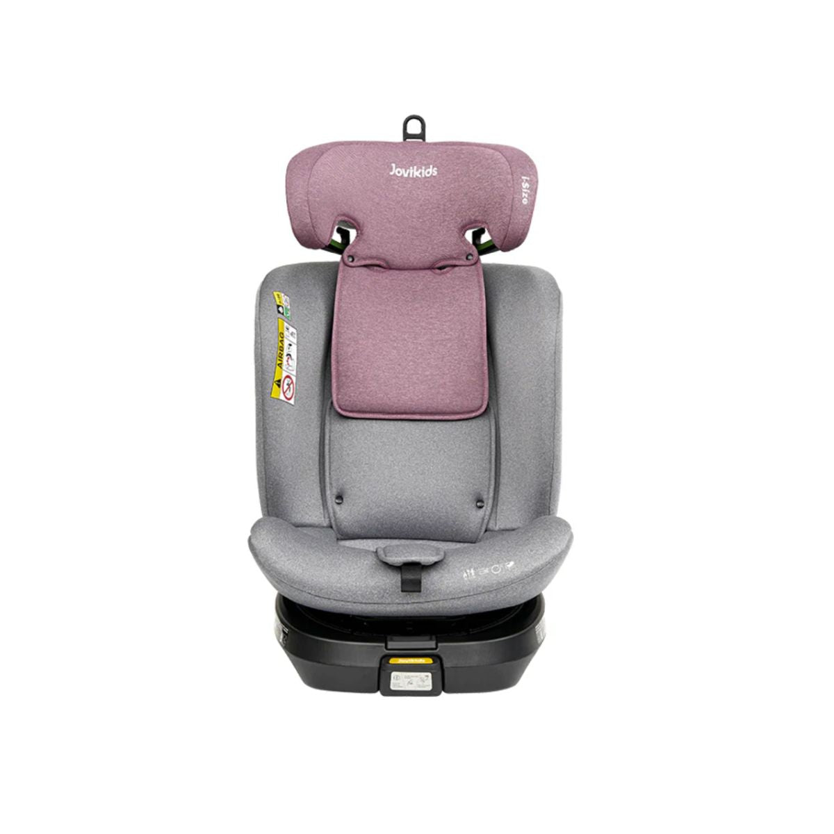 Jovikids Ranger 360° Swivel Convertible i-Size Car Seat 40-150cm – From Birth to 12 Years - Pink