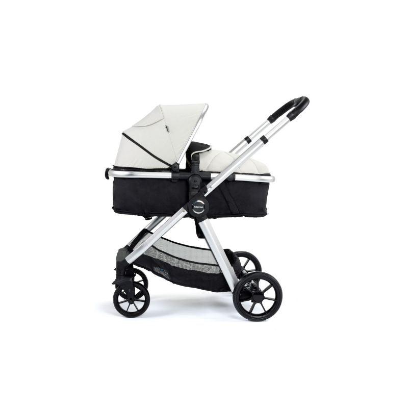 Babymore Mimi Travel System Pecan + I-Size Car Seat - Silver