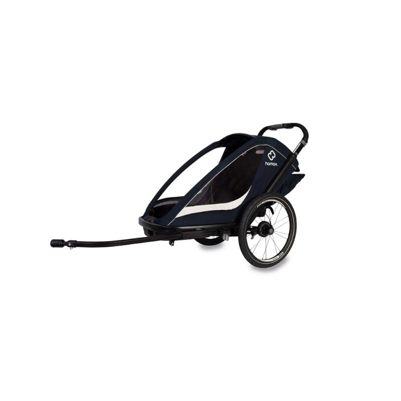 HAMAX BREEZE CHILD BIKE TRAILER - NAVY + CREAM