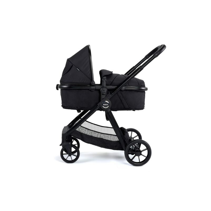 Babymore Mimi Travel System Pecan I-Size Car Seat + ISOFIX Base – Black