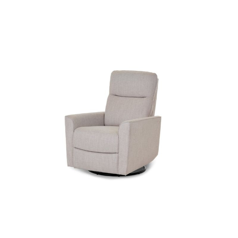 Dark Gray OBABY SAVANNAH SWIVEL GLIDER RECLINER CHAIR - OATMEAL