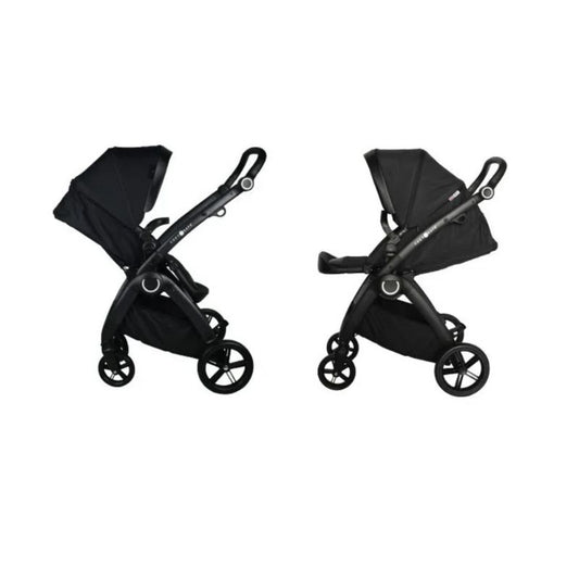 Cozy n Safe Champion & Avalon Travel System Bundle - Grey & Black