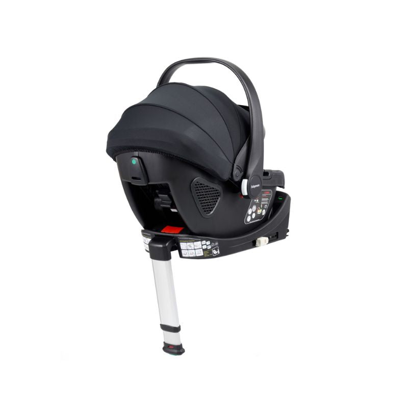 Babymore Coco i-Size Baby Car Seat with Isofix Base - Grey + Black