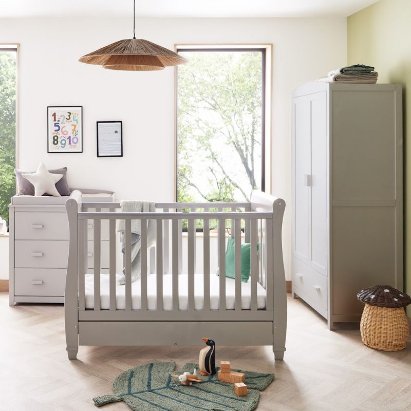 Babymore Eva 3 Piece Nursery Furniture Set – Grey
