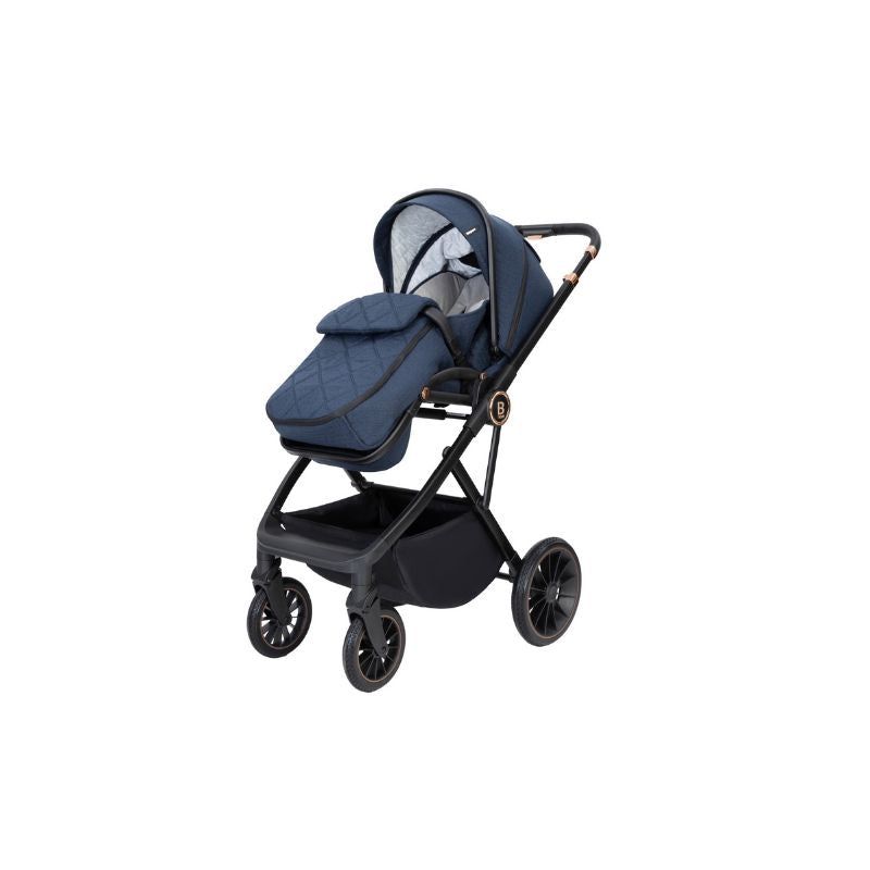Dark Slate Gray BABYMORE CHIA TRAVEL SYSTEM COCO WITH BASE - MIDNIGHT BLUE