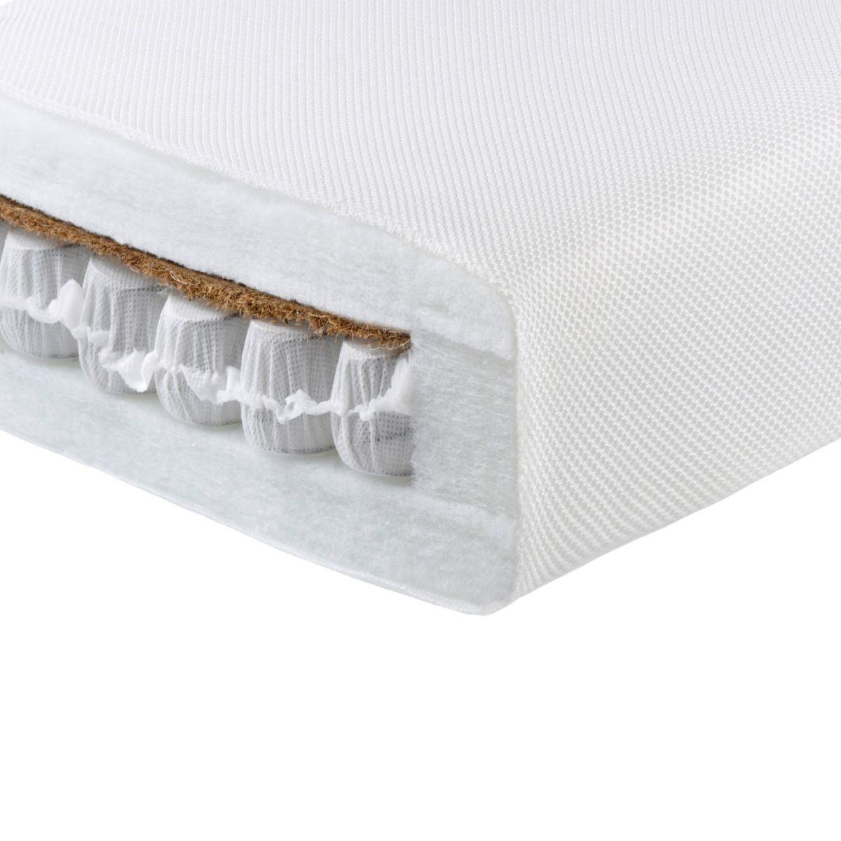 Babymore Premium Core Cot Bed Mattress – 140 x 70 cm - White