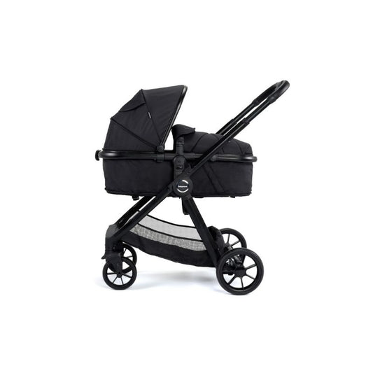 Babymore Mimi 2-in-1 Pram & Pushchair | Reversible Carrycot & Seat | Birth to 22 kg - Black