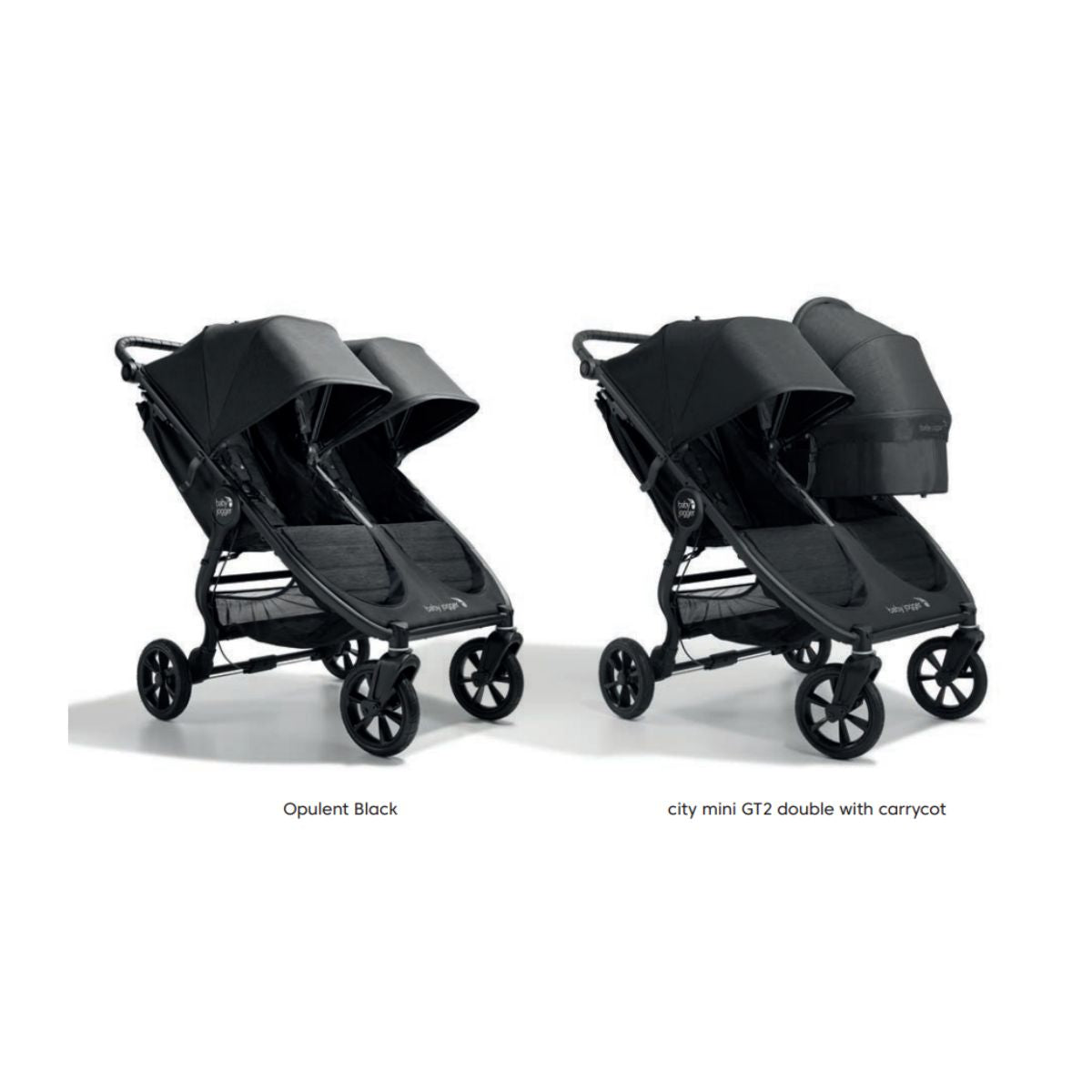 Baby Jogger City Mini GT2 Double Opulent Black