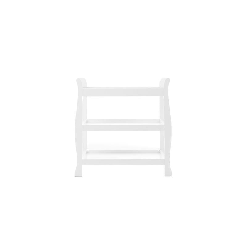 OBaby Stamford Sleigh Open Changing Unit - White - Prime Baby Gear
