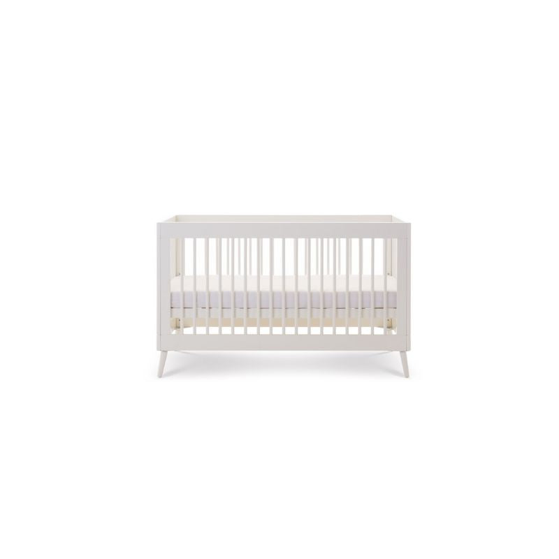 Light Gray OBABY MAYA COT BED - NORDIC WHITE