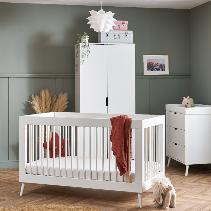 Gray OBABY MAYA 3 PIECE ROOM SET - NORDIC WHITE