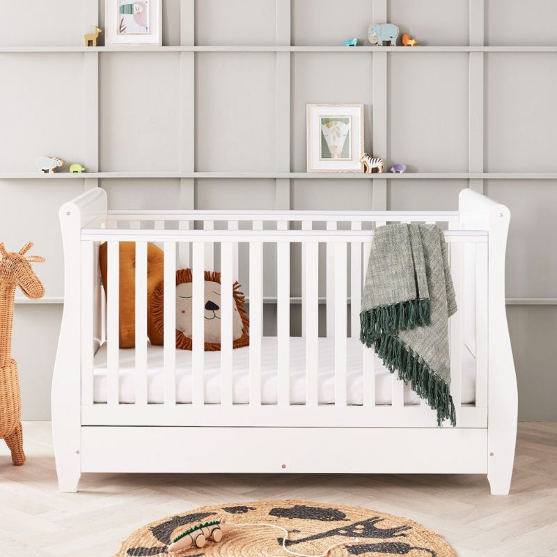Babymore Stella 3 Piece Nursery Furniture Set – White