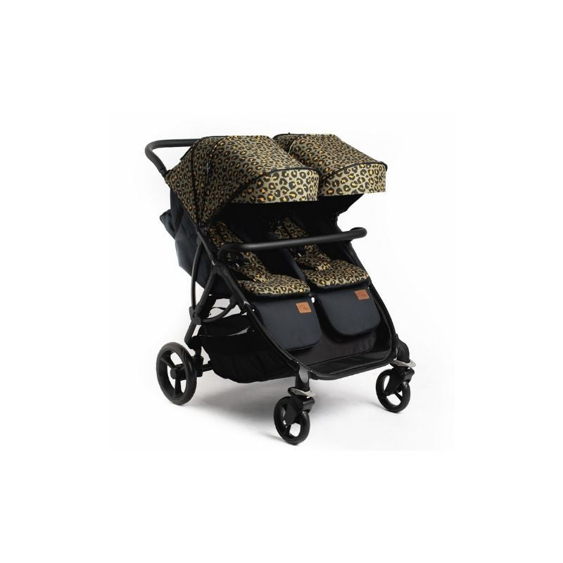 Roma Pram Gemini Double Stroller Bundle - Khaki