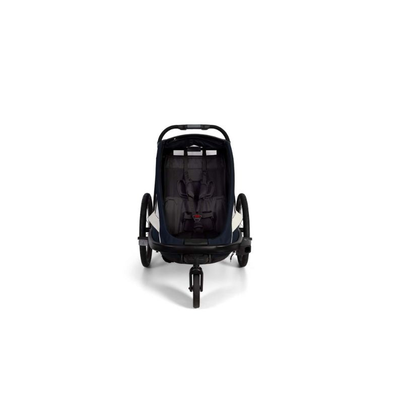 HAMAX BREEZE CHILD BIKE TRAILER - NAVY + CREAM