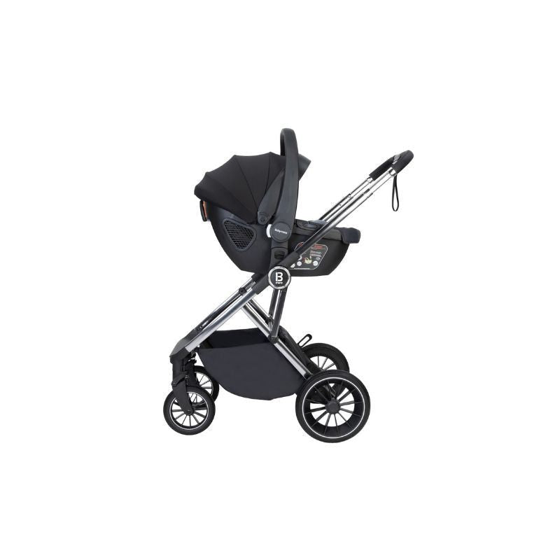 Dark Slate Gray BABYMORE CHIA TRAVEL SYSTEM COCO WITH BASE - PEARL GREY