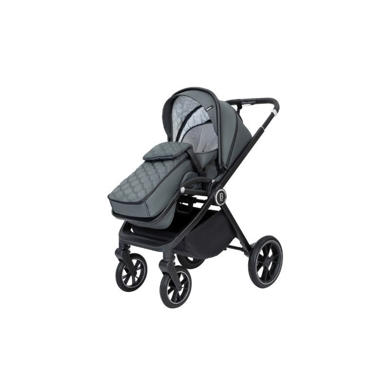 BABYMORE KAI TRAVEL SYSTEM PECAN WITH BASE - FOREST GREY