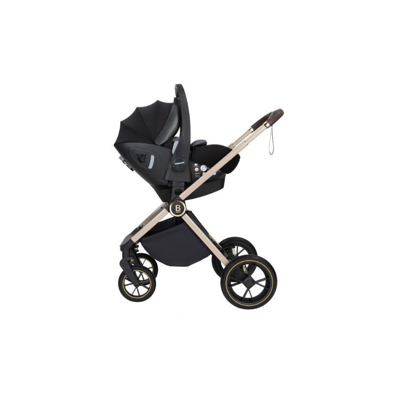 BABYMORE KAI TRAVEL SYSTEM PECAN WITH BASE - SANDSTONE