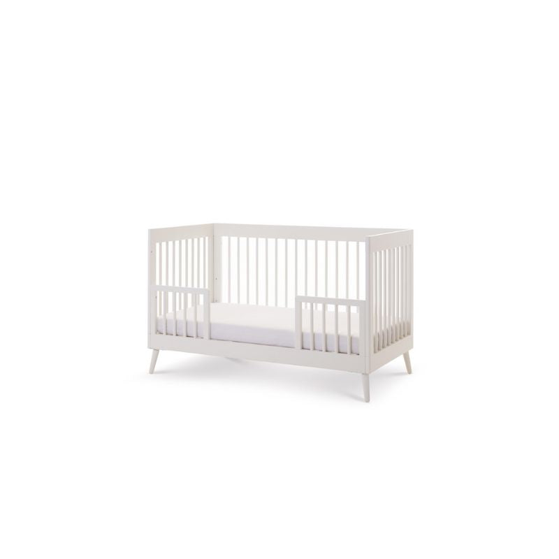Light Gray OBABY MAYA COT BED - NORDIC WHITE