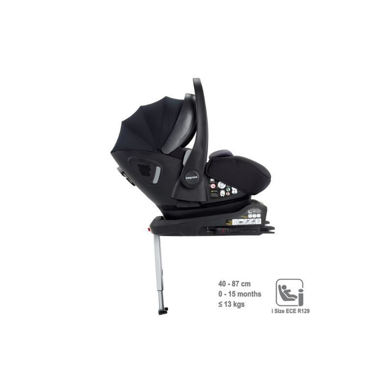Dark Slate Gray BABYMORE CHIA TRAVEL SYSTEM PECAN WITH BASE - MIDNIGHT BLUE