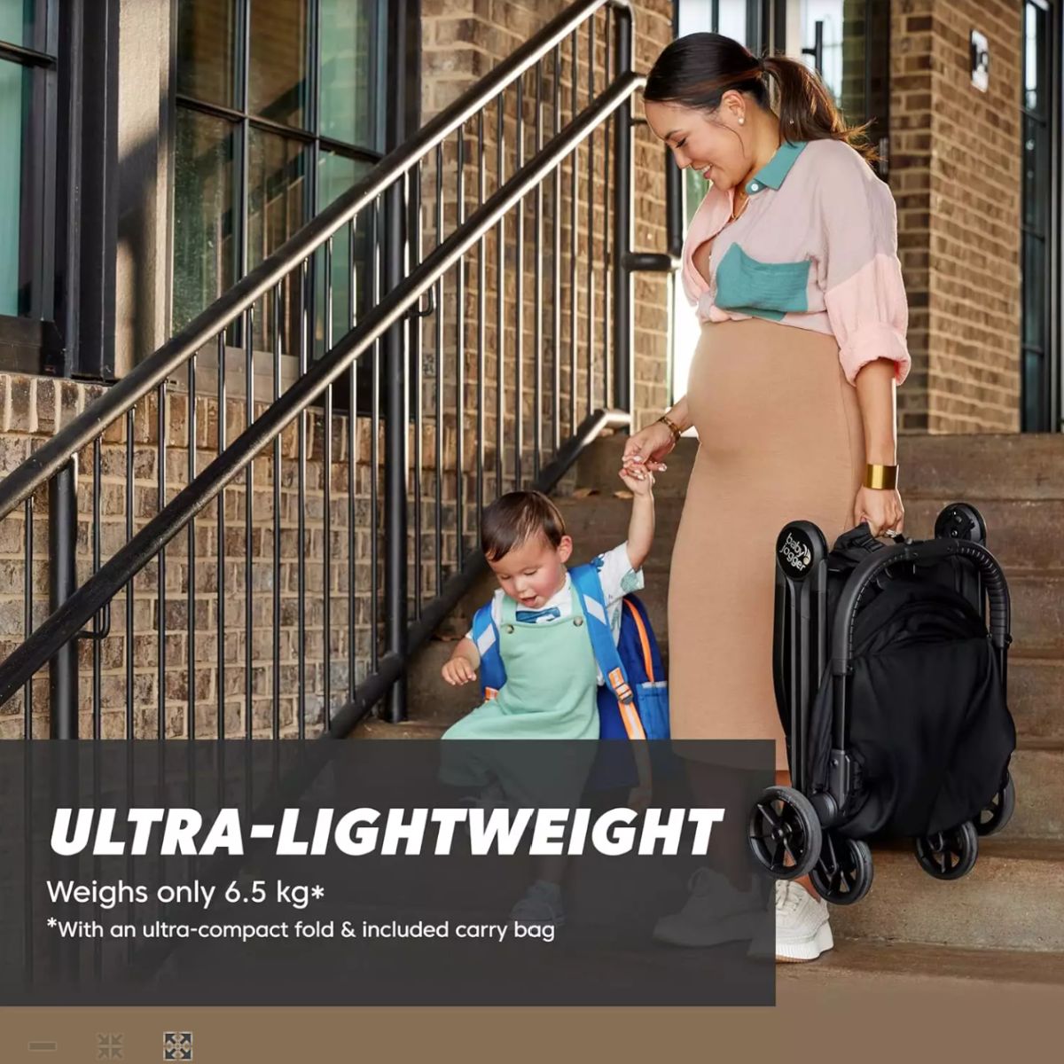 Baby Jogger City Tour 2 Stroller - Eco Collection in Eco Black