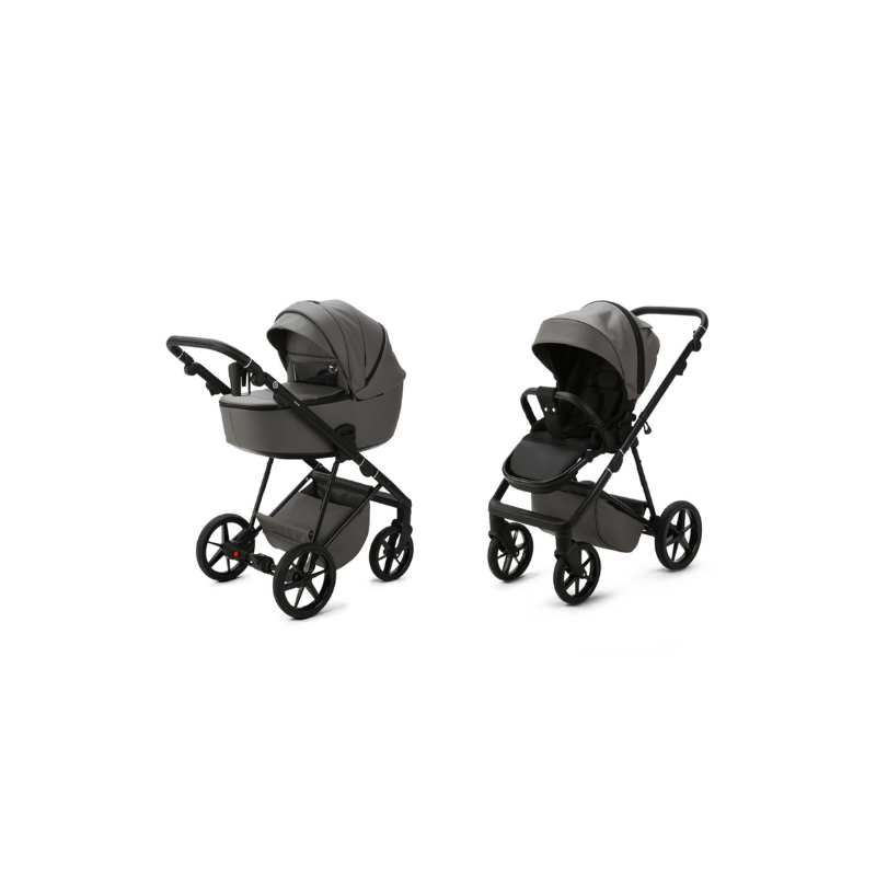 Dark Slate Gray MEE-GO MILANO EVO 2 IN 1 PRAM & PUSHCHAIR - SLATE GREY