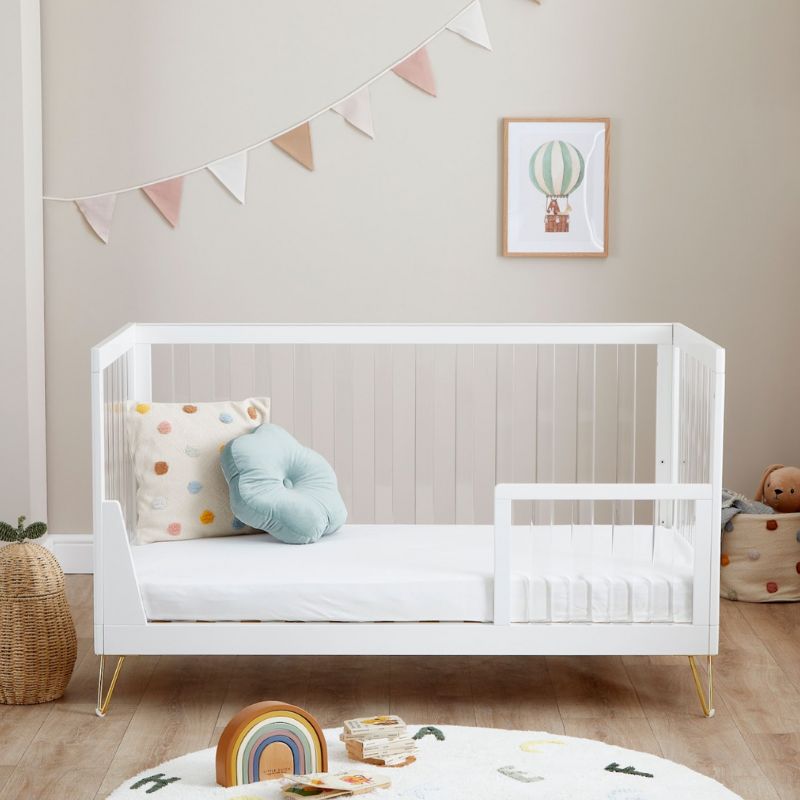 Babymore Kimi XL Cot Bed – Acrylic
